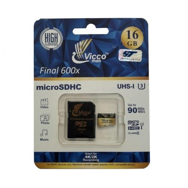 رم میکرو 16 گیگ Vicco Man 600X 16G
